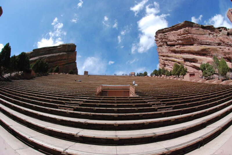 Seen from the stage, taken with a fish eye lense