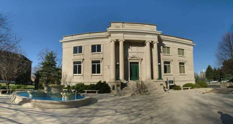 Exterior of the Shrine to Music museum, at Vermillion, South Dakota, United States.