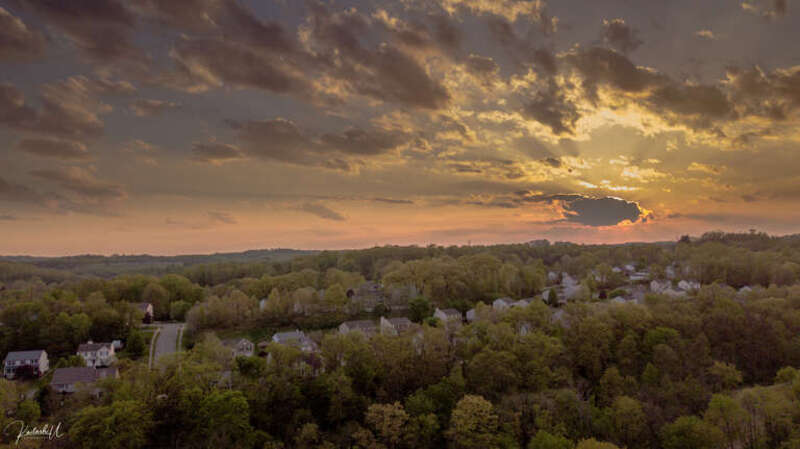 500px provided description: Spring Sunset [#sky ,#sunrise ,#sunset ,#sun ,#twilight ,#aerial ,#horizon ,#dawn ,#dusk ,#overcast ,#dramatic sky ,#aerial photography ,#moody sky ,#horizon over land ,#dronecapture ,#dmi mavic]