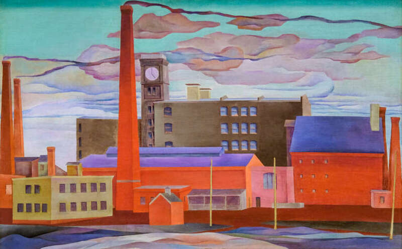 Stefan Hirsch, Factories, Portsmouth, New Hampshire, c. 1922 8/25/17 #artsmia