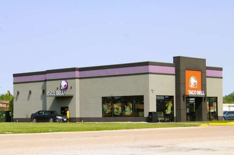 Taco Bell outside of SouthPark Mall in Moline, Illinois.