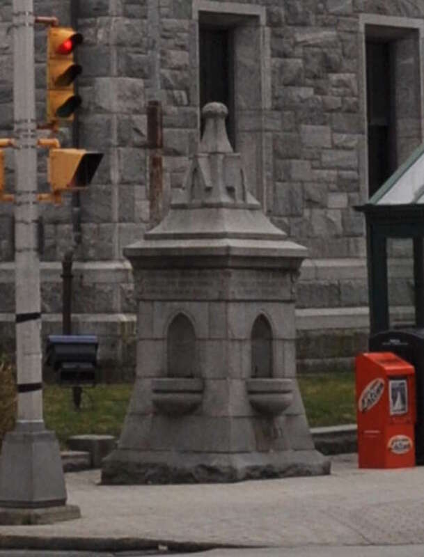 Temperance Fountain at City Hall, Holyoke, Massachusetts; dedicated November 9, 1901.
