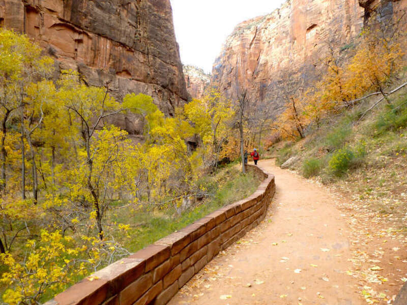 At the North End of Zion Canyon, approaching &quot;The Narrows&quot;