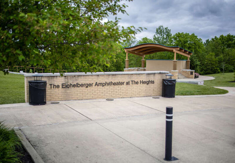 Photo taken at The Eichelberger Amphitheater at The Heights in Huber Heights, Ohio.