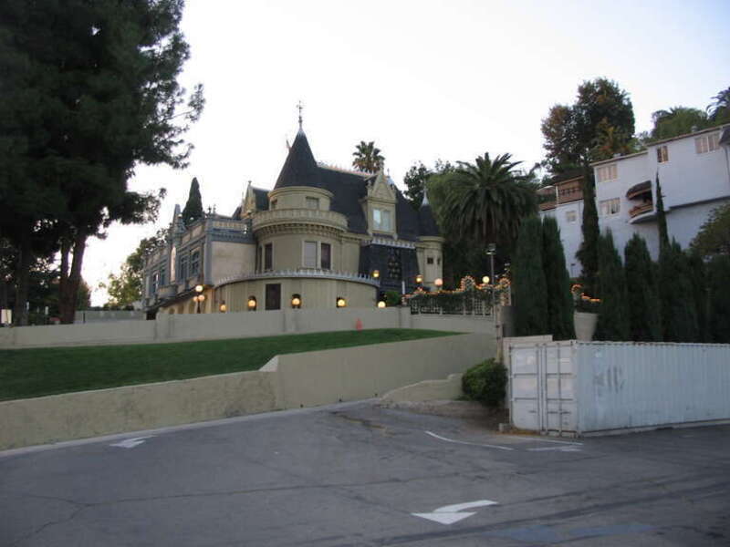 The Magic Castle looking from the carpark