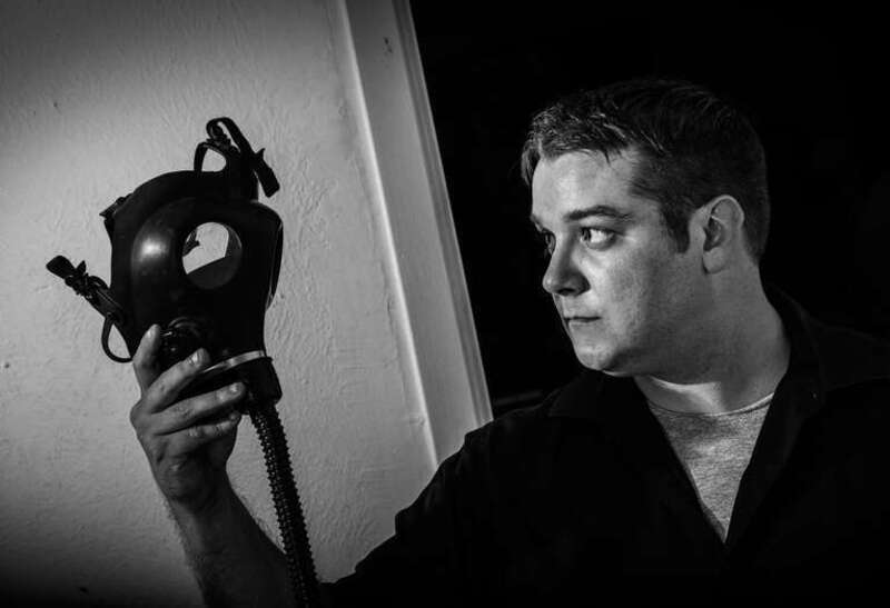 500px provided description: &quot;To Breathe or Not to Breathe?&quot; [#gasmask ,#capelli ,#LooseThreads ,#Steven Walker ,#Fine Art ,#SewWhat ,#SewWhatFilms]