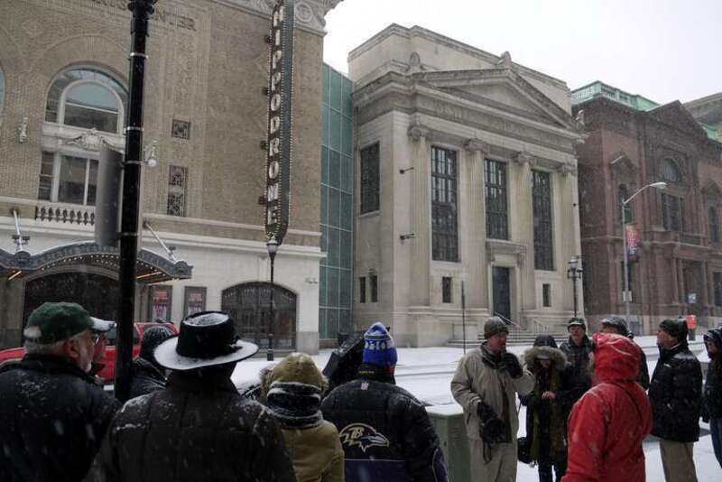 Baltimore Heritage led a walking tour of Downtown Baltimore's West Side as the opening program for a series of blog posts about the West Side on the Baltimore Heritage blog. More links and information can also be found on twitter with the hashtag