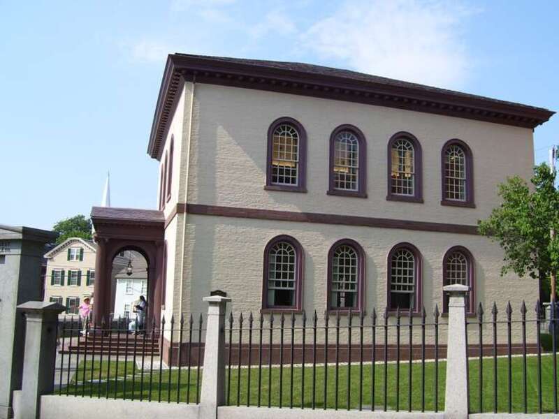 This is my 2008 photo of Touro Synagogue in Newport, Rhode Island.