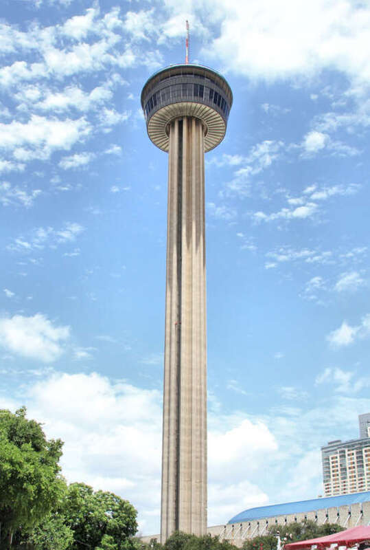 The Tower of the Americas, the theme structure for HemisFair '68, in San Antonio, Texas, United States.