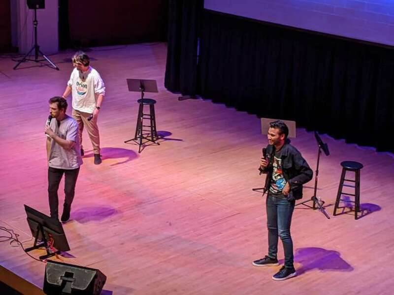 Connor sass the audience at the Meymandi Concert Hall, in Raleigh, North Carolina.