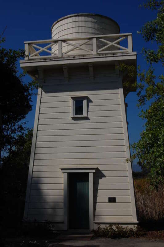 Water tank near Henry Rengstorff house. 3070 North Shoreline Boulevard. Mountain View, California, USA