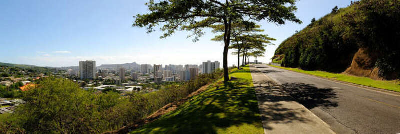 View on entering Punchbowl