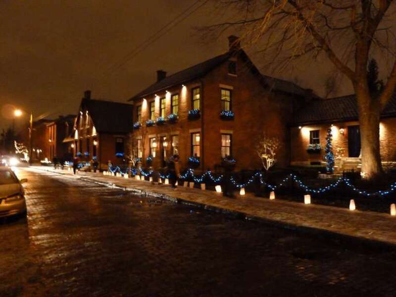 Village Lights celebration in German Village, Columbus, Ohio.