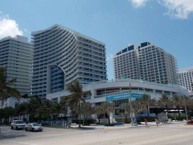 The W Hotel in Fort Lauderdale, Florida.