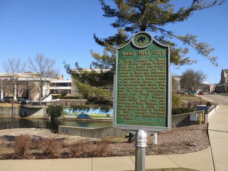 Ward Mill Site Historical Marker