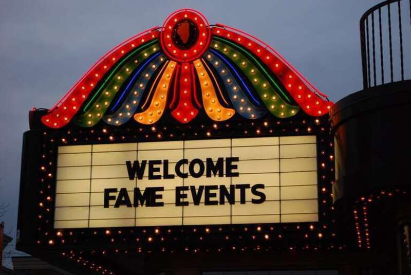 Marquee sign outside of Genesee Theatre — in Waukegan, Illinois.