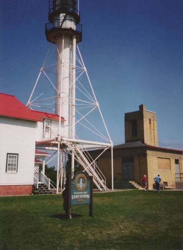 The Whitefish Point Light Station on Whitefish Bay, Michigan (United States).