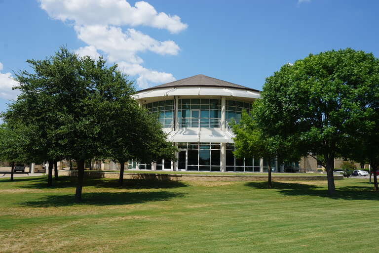 The Wright Campus Center on the campus of Austin College in Sherman, Texas (United States).