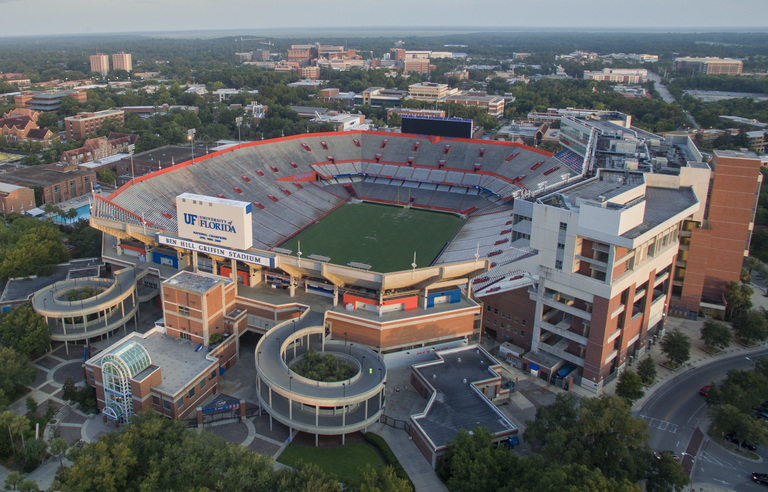 Picture taken July 2015 of Ben Hill Griffin Stadium at the University of Florida