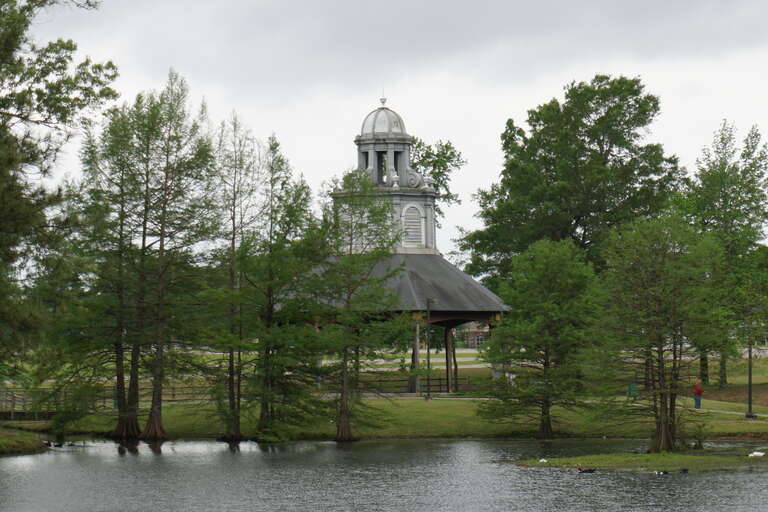 The gazebo at Bobby Ferguson Park in Texarkana, Arkansas (United States).
