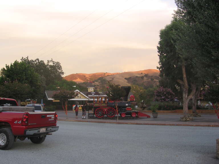 The Casa de Fruta roadside attraction near the Pacheco Pass in Santa Clara County, California, USA.