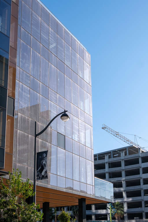 Chase Center during construction in July 2019