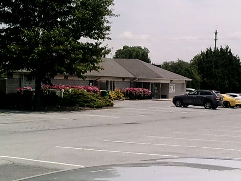 The baseball clubhouse at Municipal Stadium, Hagerstown, Maryland, USA