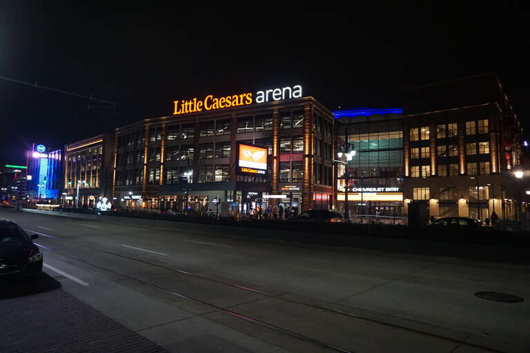 Little Caesars Arena in Detroit, Michigan (United States).