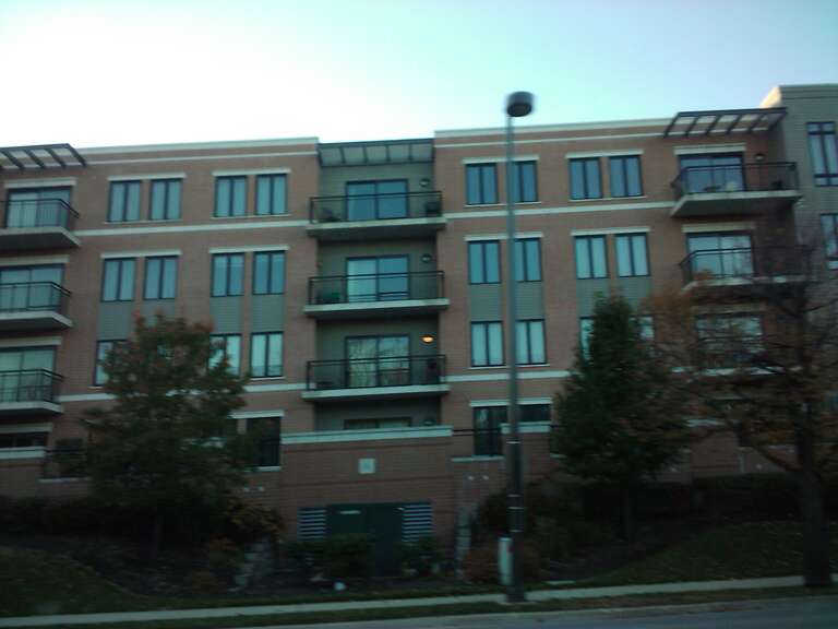 Elmhurst Apartment Buildings Near Underpass