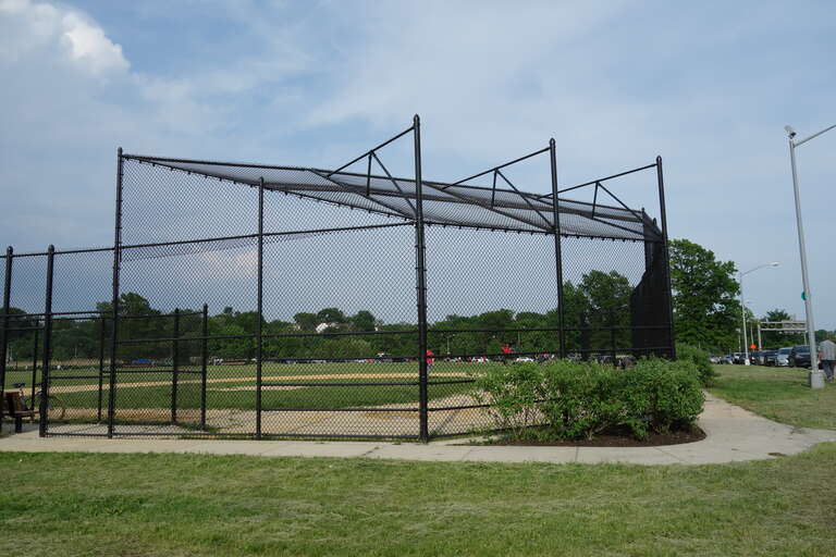 Baseball/Softball field 14 at the south end of the Meadow Lake section of Flushing Meadows–Corona Park, on Meadow Lake Drive near Jewel Avenue / 69th Road between Forest Hills and Queensboro Hill, Queens. Although this is a small field, I used to