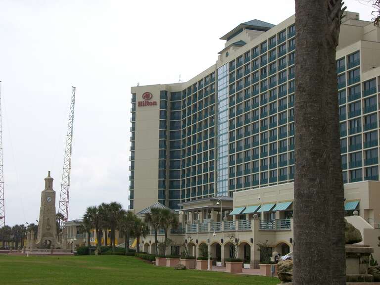 The hotel from the boardwalk