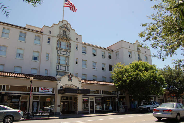 The Hotel Woodland in Woodland, California, listed on the National Register of Historic Places.  It is now a low-income apartment building.