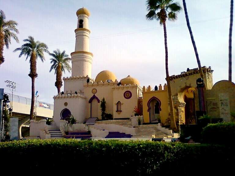 Magic Carpet Stage at the 2012 Riverside County Fair and National Date Festival.  View looking south-southeast.This photograph was taken with a Samsung Reclaim SPH-m560 mobile phone camera and edited (saturation, brightness, contrast, color balance,