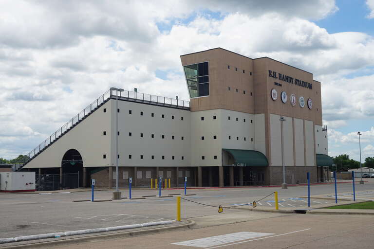 E. H. Hanby Stadium in Mesquite, Texas (United States).