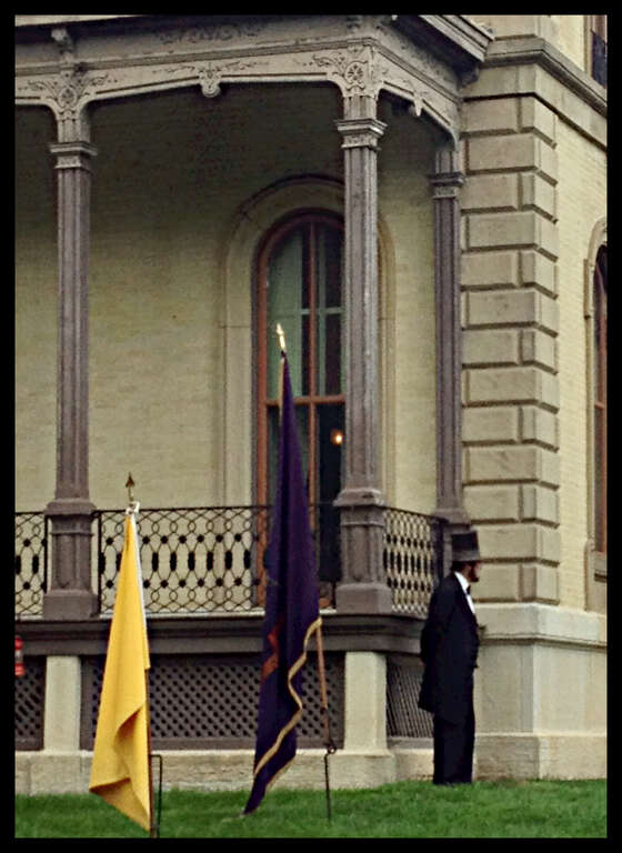 Civil War Days at the historic David Davis Mansion in Bloomington, Illinois.