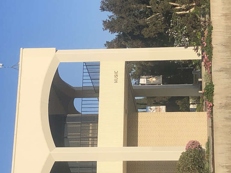 Image of the Music Building at San Diego State University