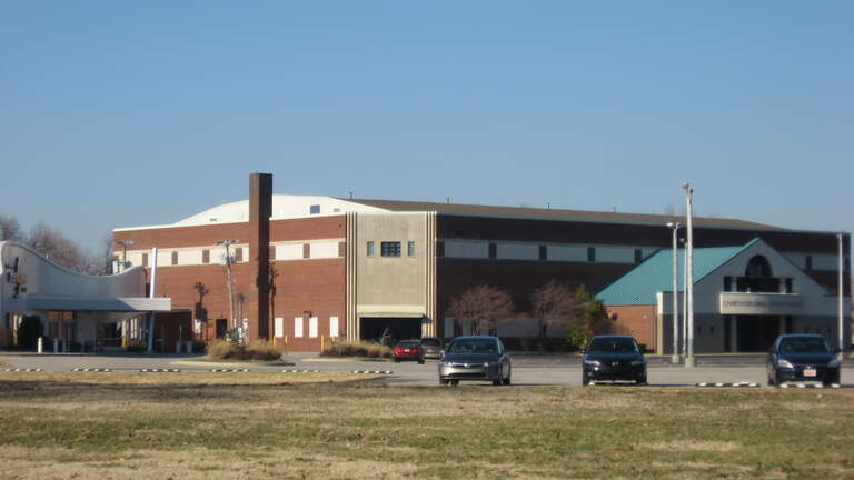 Overlooking the site of the Owensboro Armory, which was formerly located at 1501 W. Parrish Avenue in Owensboro, Kentucky, United States.  Listed on the National Register of Historic Places in 2002, it has been demolished, but it remains on the