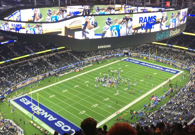 The Los Angeles Rams manage a sweep over the rival Seattle Seahawks on December 21st, 2021 at Sofi Stadium