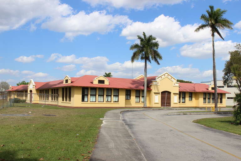 The 1916 Redland Farm Life School in Redland, Florida, closed after it was damaged by Hurricane Andrew in 1992