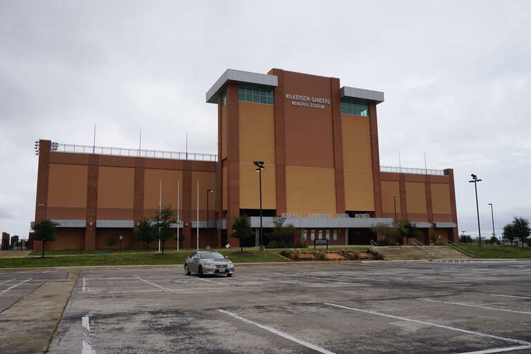 Wilkerson-Sanders Memorial Stadium in Rockwall, Texas (United States).