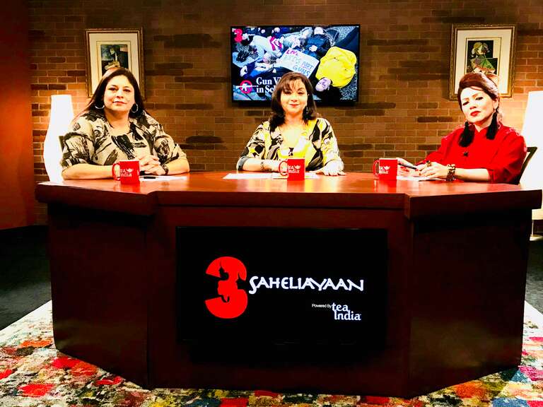 A women empowerment talk show spreading message and awareness of women causes. Minnie Sethi host and creator of the show along with hosts Sadiqa and Shama.