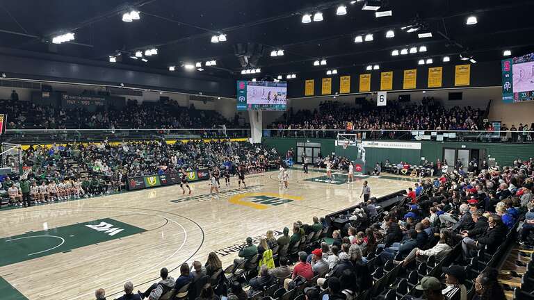 War Memorial at the Sobrato Center during a St. Ignatius High Schoool mens' basketball game on January 25, 2023.