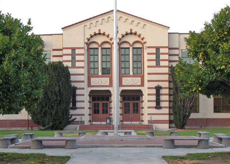 Registered Historic Places in Alameda County, California. 

Washington Union High School, 38442 Fremont Blvd, Fremont, California, USA. Photographed 2008-08-17 from the sidewalk on the north side of Fremont Blvd. Camera location37° 33′ 08.1″ N,