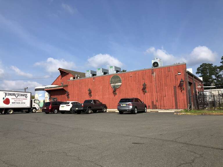 The southeast exterior of Halo Farm in Lawrence Township, Mercer County, New Jersey