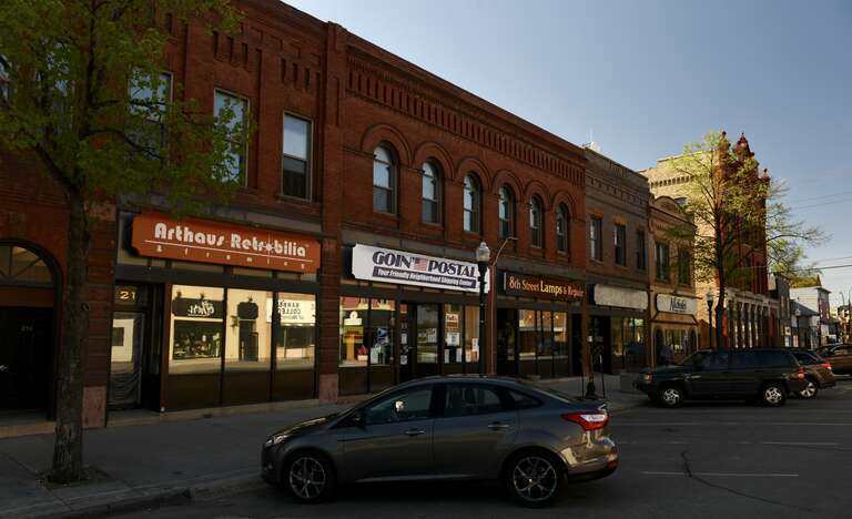 Knerr Block, Floyd Block, McHench Building and Webster and Cole Building