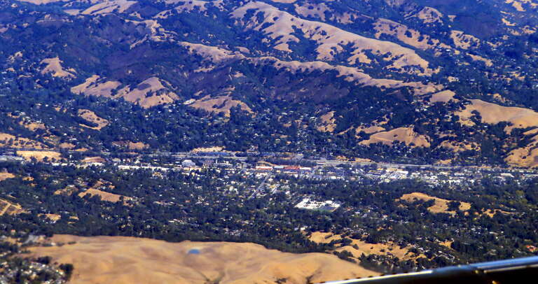 Aerial view of Lafayette in September 2019
