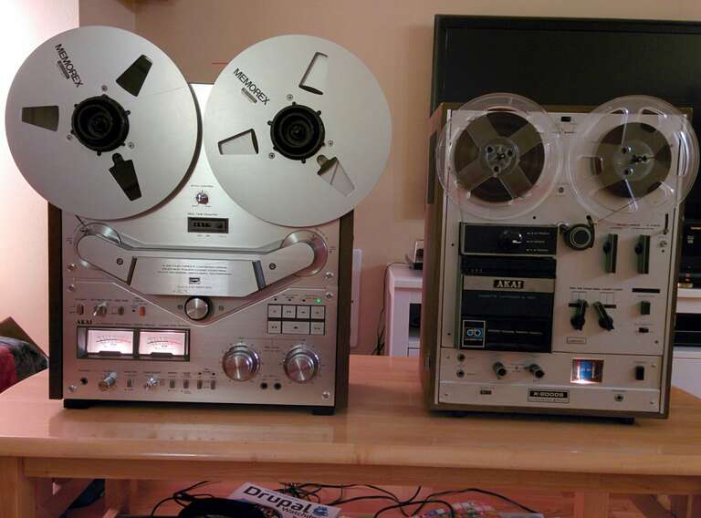 // Reel-to-rell recorders and magnetic tape by Sameer Verma, San Francisco State University