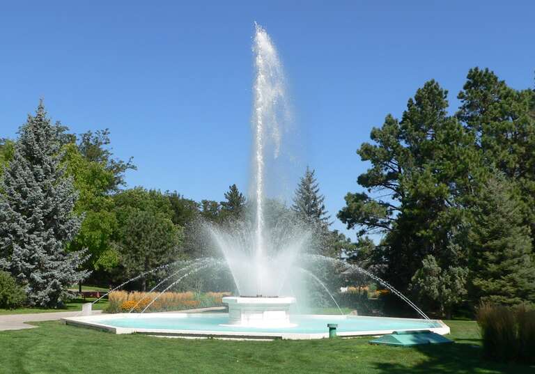 Central Park Fountain in Central Park in Alliance, Nebraska.  The fountain was built in 1935, and is listed in the National Register of Historic Places.