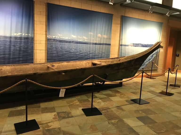 Ancient Canoe,  Hibulb Cultural Center, Tulalip Washington