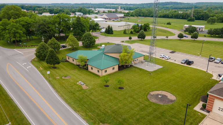 Photo of the Beavercreek Township Government Center in Beavercreek Township, Ohio.